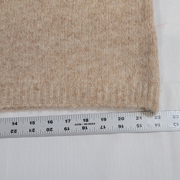 Topshop Knitted Crew Neck Sweater In Oat Womens Size Small (4-6) - Picture 8 of 12